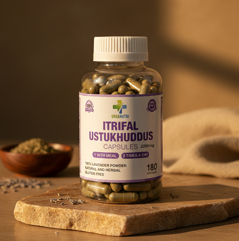 Itrifal Ustukhuddus Capsules - 2200 mg