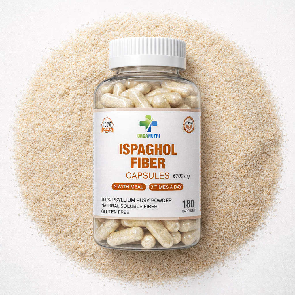 Ispaghol Fiber Capsules - 6700 mg