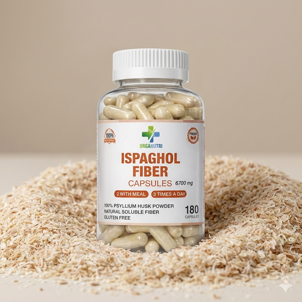 Ispaghol Fiber Capsules - 6700 mg